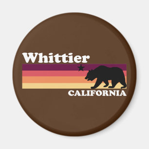 Vintage Whittier California Magnet
