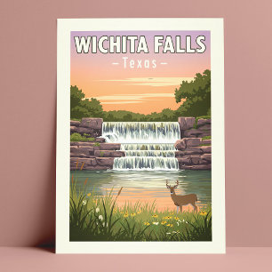 Vintage Wichita Falls Texas Postcard
