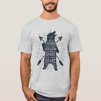 vintage wild bear inspirational quote T-Shirt
