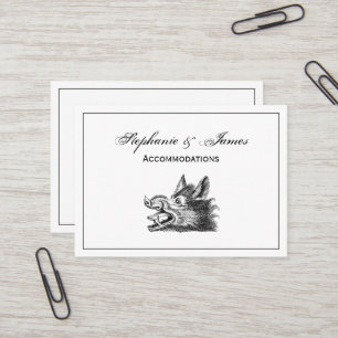 Vintage Wild Boar Head Drawing BW Business Card