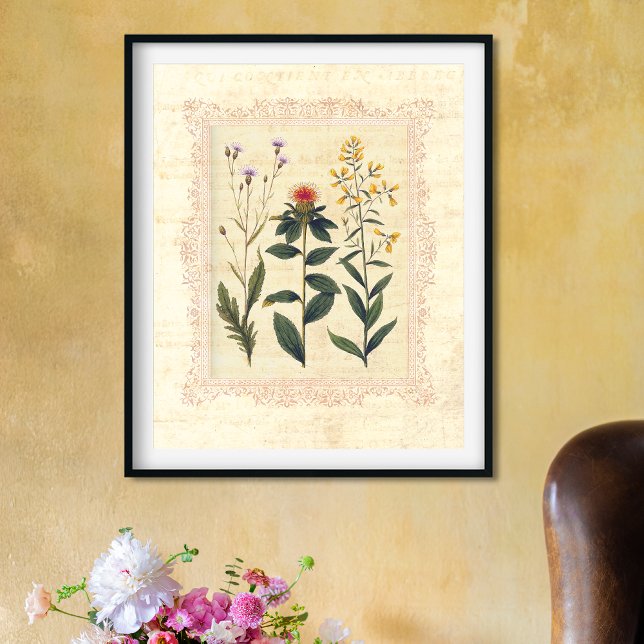 Vintage Wild Flowers Feminine Boudoir Print (Creator Uploaded)