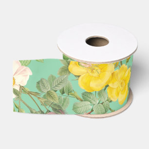 Vintage Wild Rose Grosgrain Ribbon