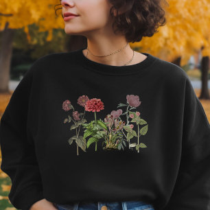 Vintage Wildfloflower Boho gardening Plant Lover  Sweatshirt