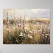Vintage Wildflower Painting
