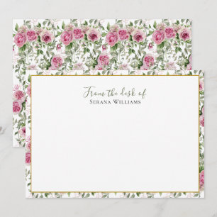 Vintage Wildflower Personalised Card