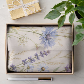 Vintage Wildflower Tissue Paper