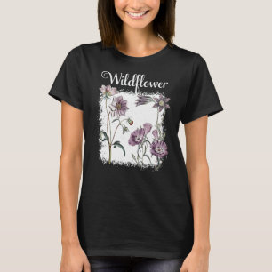 Vintage Wildflowers Botanical Flower Nature Floral T-Shirt