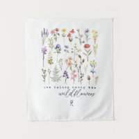 Vintage Wildflowers Quote Sublimation Watercolor