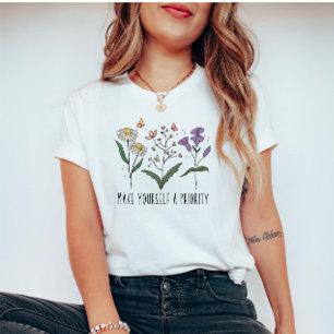 Vintage Wildflowers Self love T-Shirt