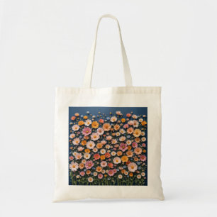 Vintage Wildflowers Tote Bag, Aesthetic Tote Bag, Bag