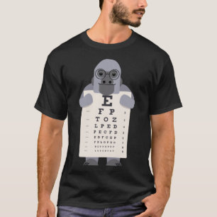 Vintage Wildlife Baby Gorilla Eye Chart Artistic A T-Shirt