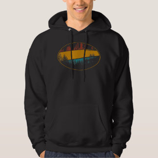 Vintage Wildlife Trees Outdoors Nature Retro Fores Hoodie
