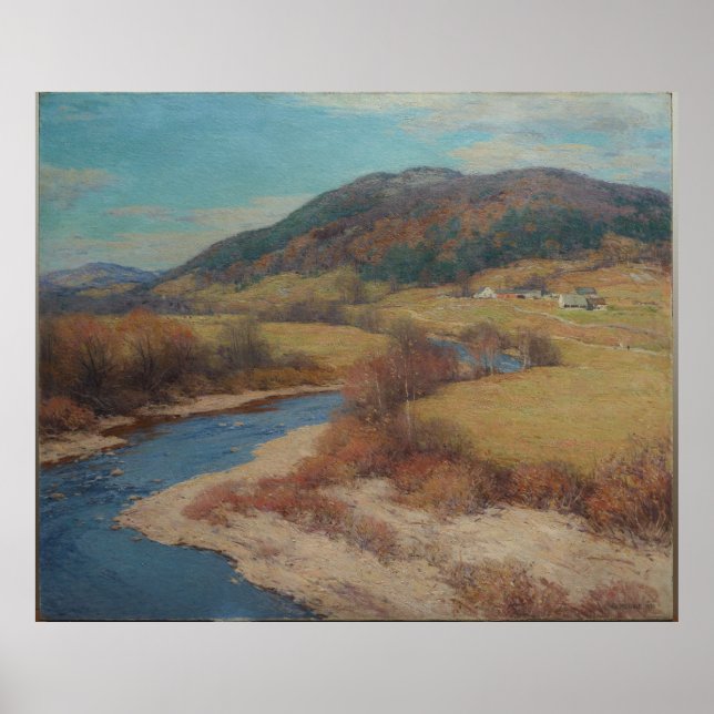 Vintage Willard Metcalf Indian Summer Vermont Poster (Front)