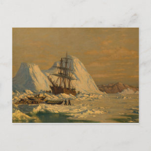 Vintage William Bedford An Incident of Whaling Postcard