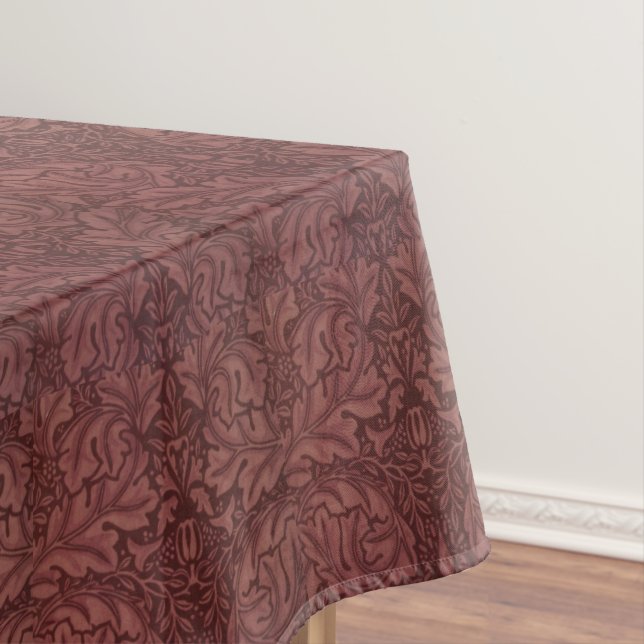 Vintage William Morris Acanthus Velveteen Tablecloth (In Situ)
