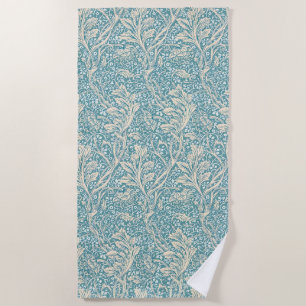 Vintage William Morris Arcadia Floral Seamless Beach Towel