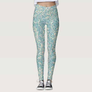 Vintage William Morris Arcadia Floral Seamless Leggings