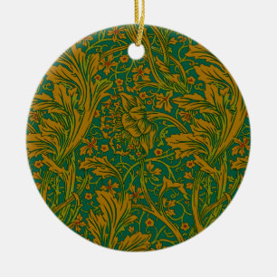 Vintage William Morris Arcadia Full Seamless Ceramic Ornament