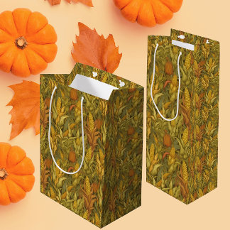 Vintage William Morris Autumn Corn  Medium Gift Bag