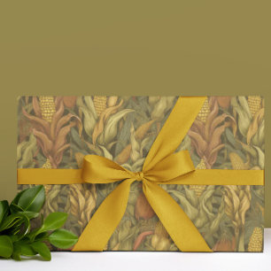 Vintage William Morris Autumn Corn Wrapping Paper