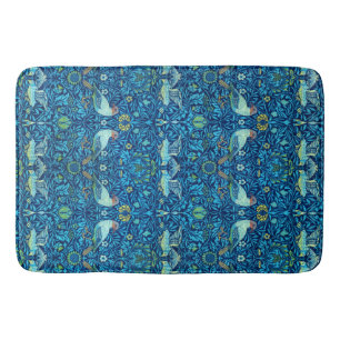Vintage William Morris Bird   Bath Mat