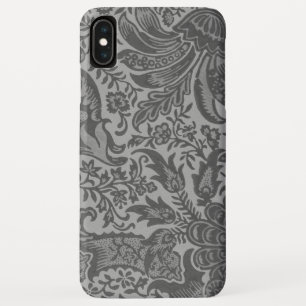 Vintage William Morris Grey Botanical iPhone XS Max Case