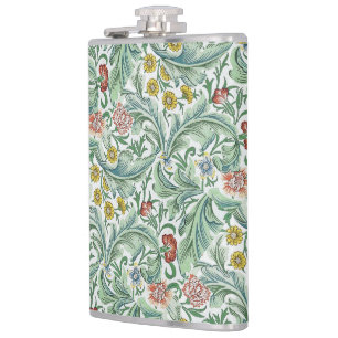 Vintage William Morris Leicester     Hip Flask