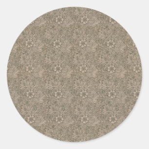 Vintage William Morris Marigold Classic Round Sticker