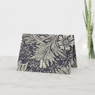 Vintage William Morris Marigold Pattern Note Card