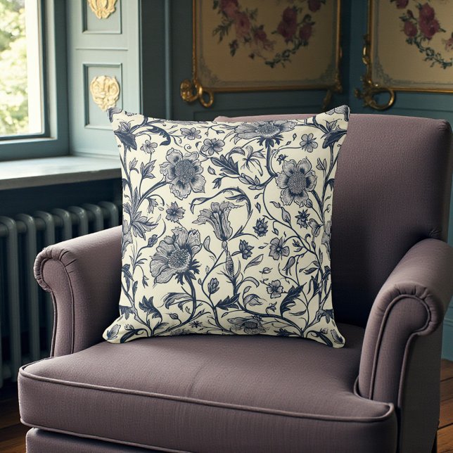 Vintage William Morris Pattern Cushion (Creator Uploaded)