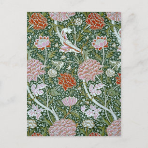Vintage William Morris Pattern Postcard