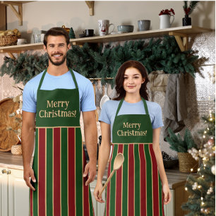 Vintage William Morris Poinsettia Personalised  Apron