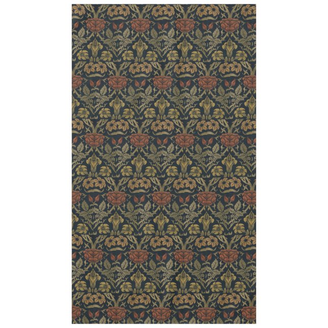 Vintage William Morris Rose and Lily Tablecloth (Front)