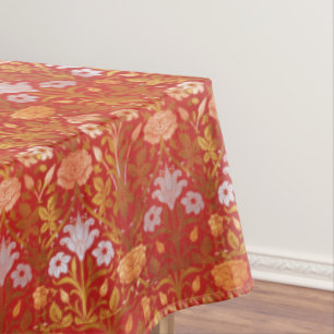 Vintage William Morris Rose and Lily Tablecloth