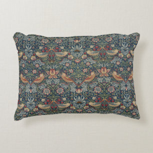 Vintage William Morris Strawberry Thief Decorative Cushion