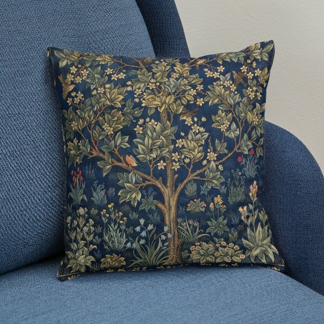 Vintage William Morris–Tree of Life  Cushion (Creator Uploaded)