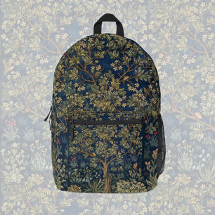 Vintage William Morris–Tree of Life  Printed Backpack