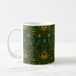 Vintage William Morris Violet and Columbine Coffee Mug