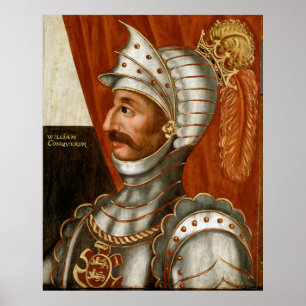 Vintage William The Conqueror Painting Poster