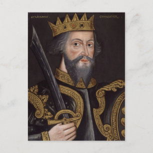 Vintage William The Conqueror Portrait Postcard
