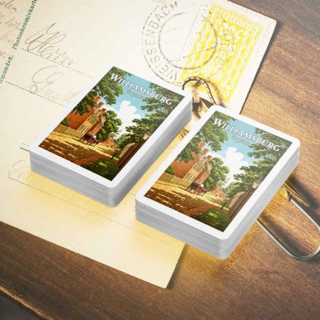 Vintage Williamsburg Virginia Playing Cards (Creator Uploaded)
