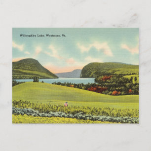 Vintage, Willoughby Lake, Westmore, Vermont Postcard