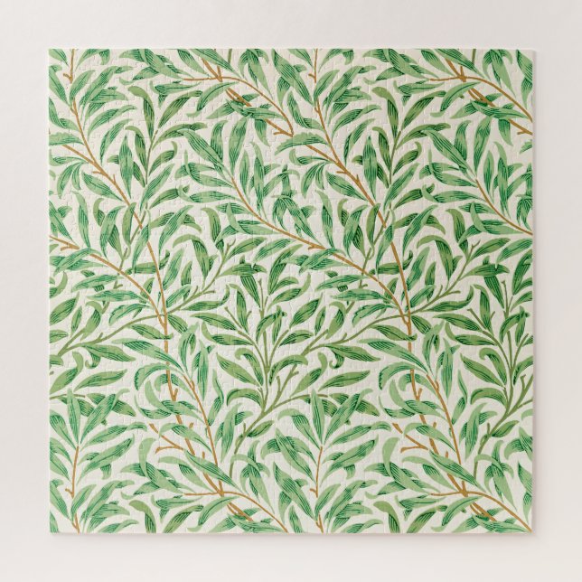 Vintage Willow Bough Ornament Illustration Jigsaw Puzzle (Vertical)