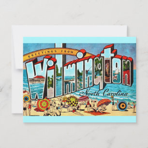 Vintage Wilmington NC  Postcard