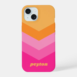 Vintage Windbreaker Colour Block Darts Custom Name iPhone 15 Case