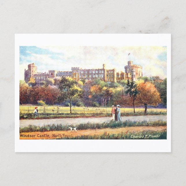 Vintage Windsor Castle Postcard (Front)