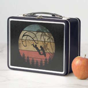 VINTAGE WINDSURFER METAL LUNCH BOX