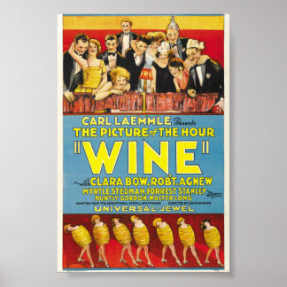 Vintage Wine Cinema Poster
