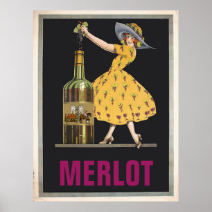 Vintage Wine ,edit text Poster