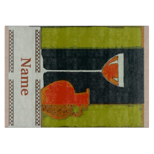 Vintage Wine Label Cellar Sign, Cutting Board